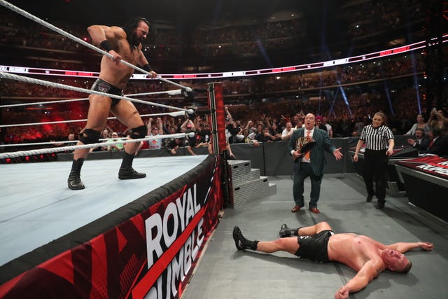 wwe drew mcintyre brock lesnar royal rumble