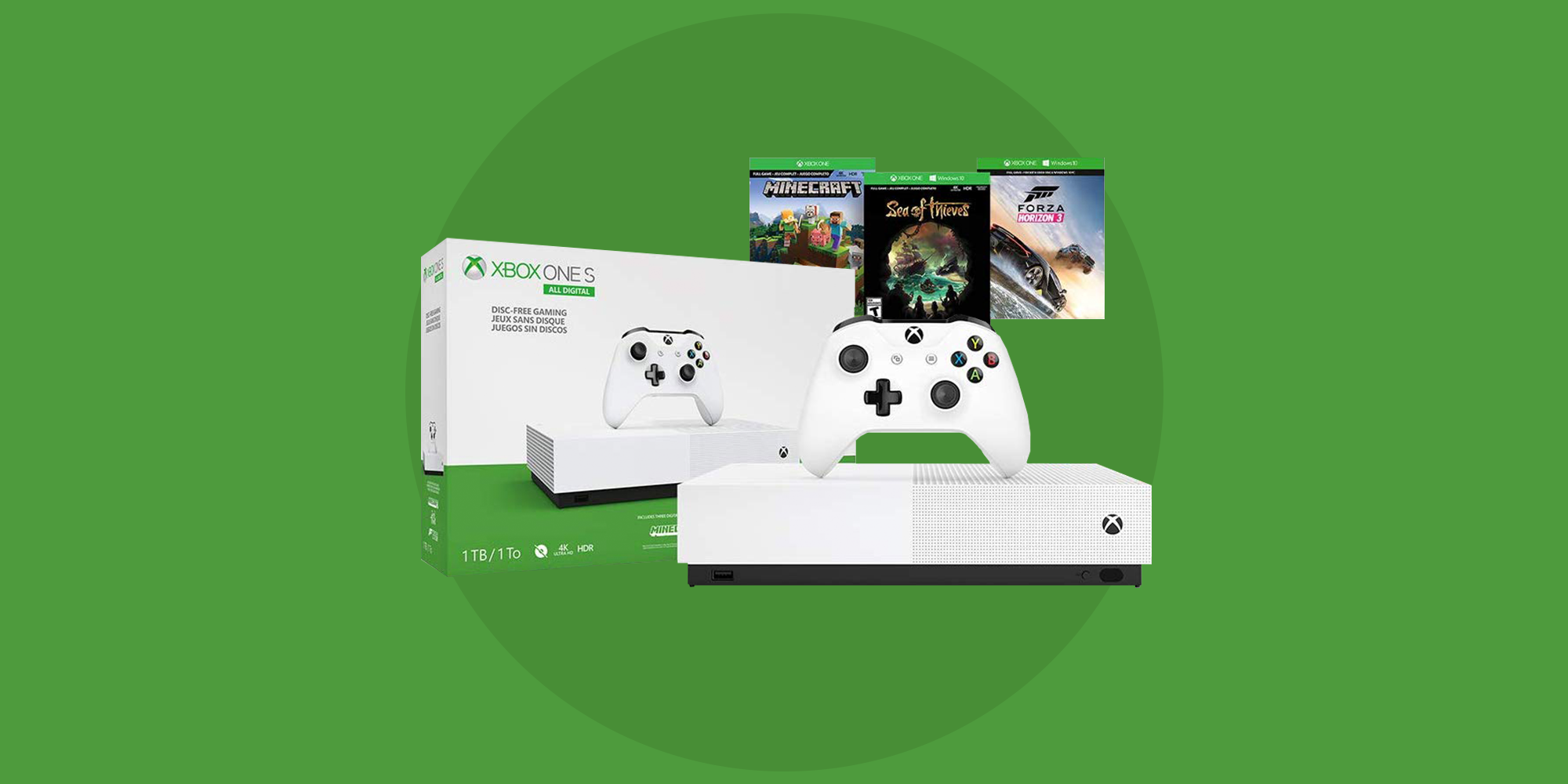xbox one s all digital free games