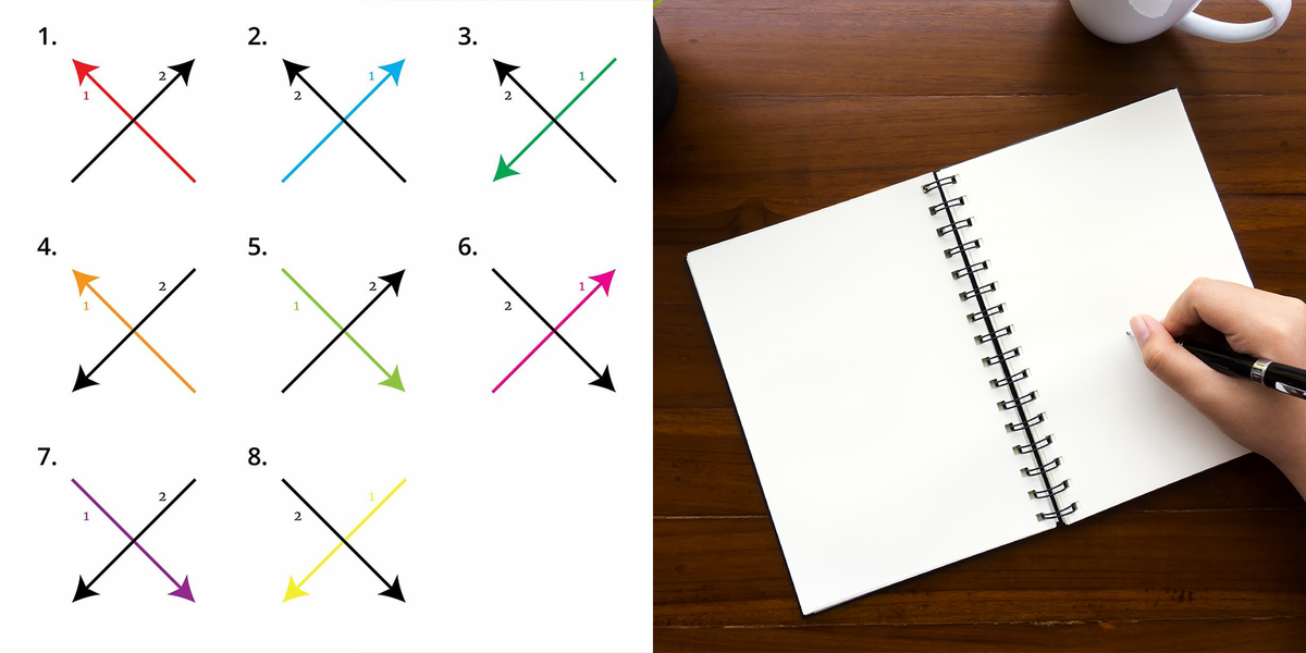 What How You Draw an X Says About Your Personality