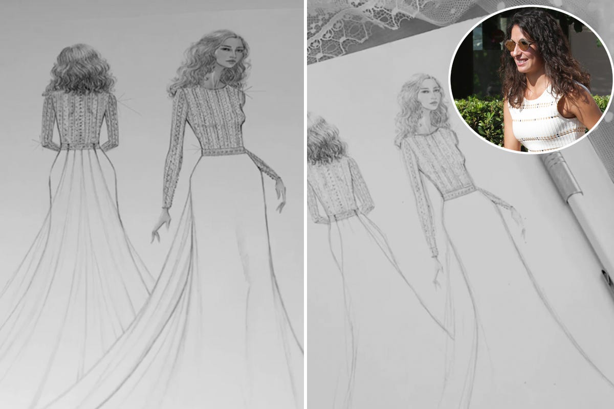 Así es el vestido de novia de Mery Perelló