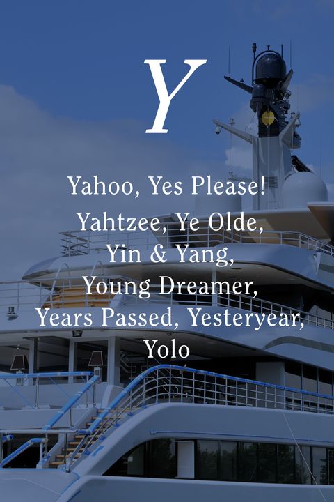 The Best Boat Names From A-Zâ€