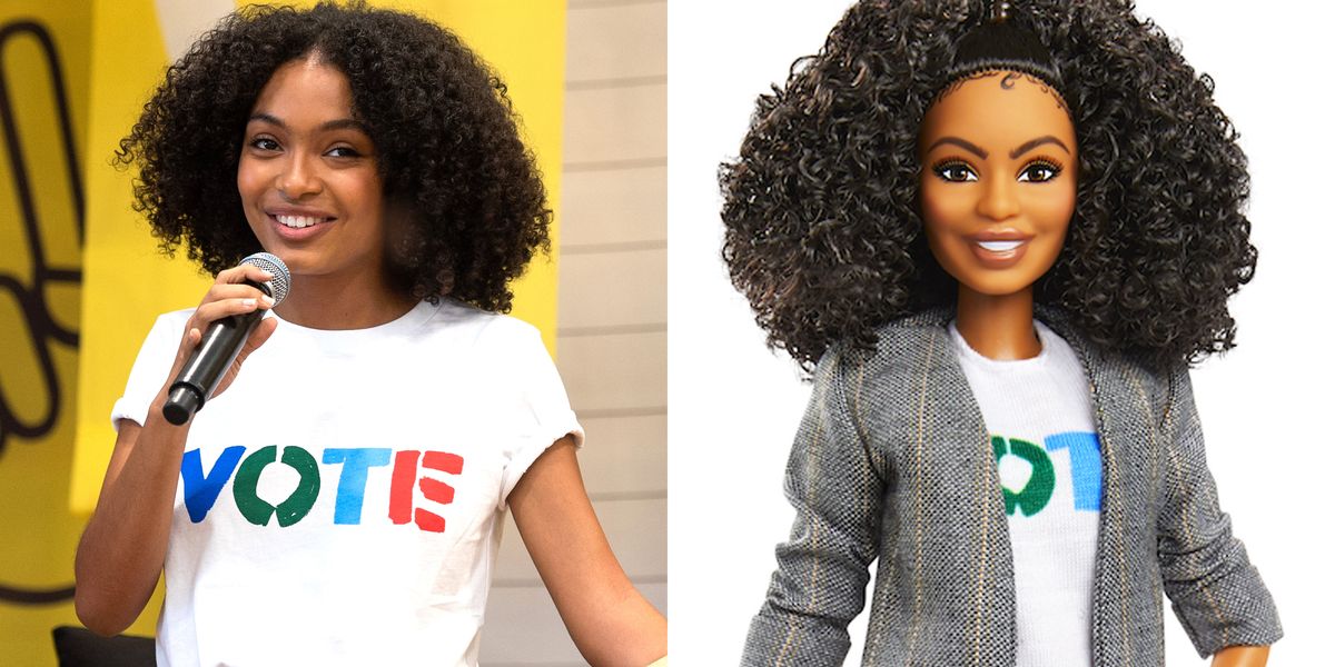 Yara Shahidi S Barbie With Its Vote T Shirt Is Being Re Released