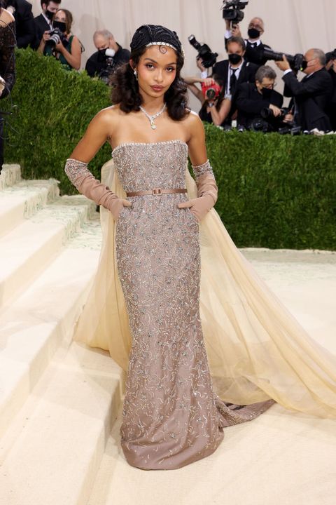 the 2021 met gala celebrating in america a lexicon of fashion red carpet yara shahid
