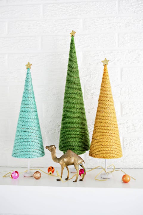 yarn christmas tree small christmas tree decorations