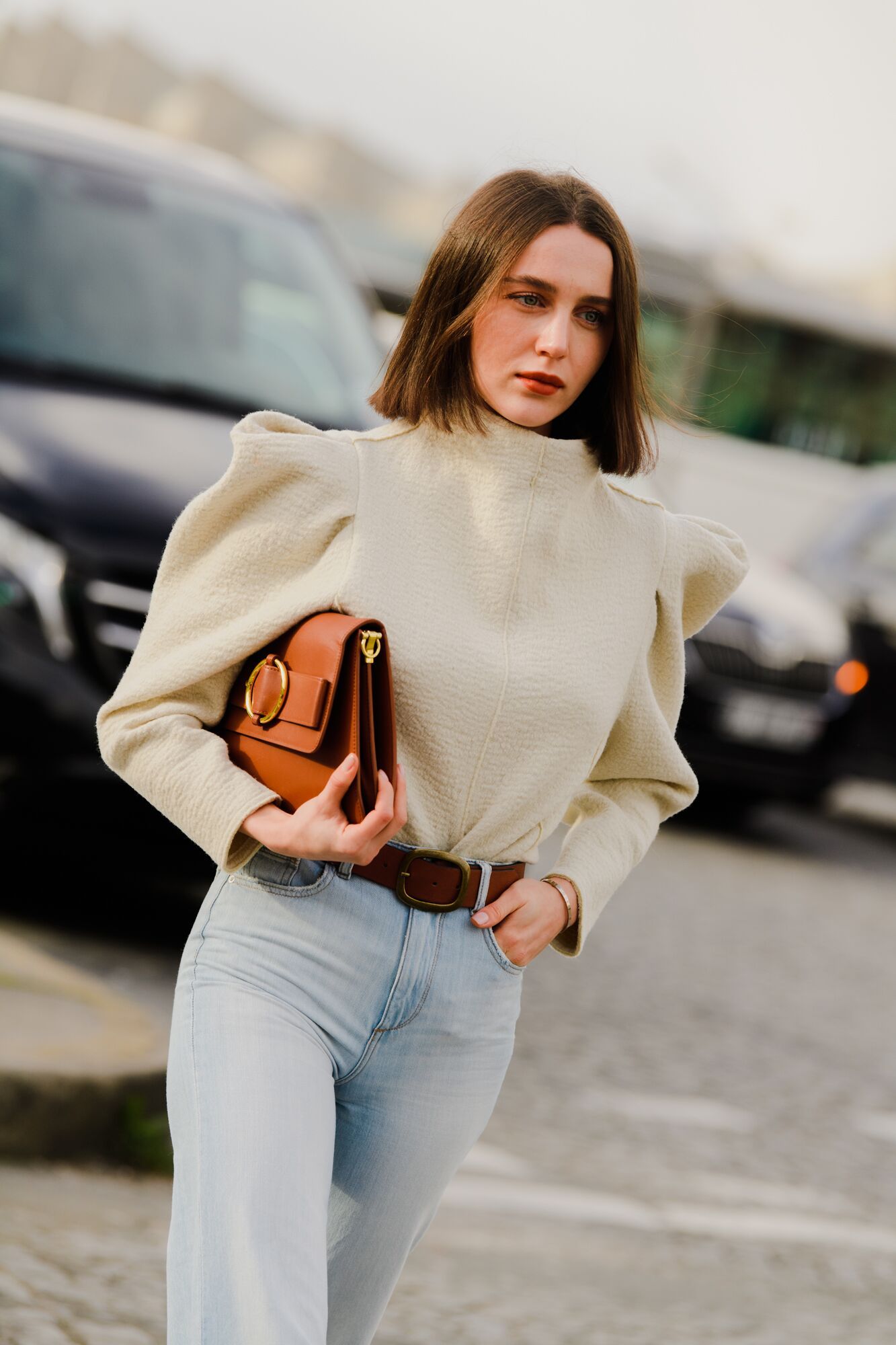 parallel jeans outfit