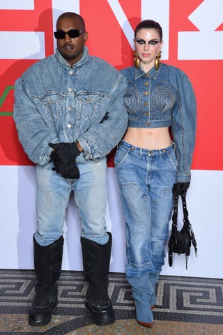 Kenzo: Photocall-Paris Fashion Week-Men's Wear F / W 2022-2023 Julia Fox Canier West
