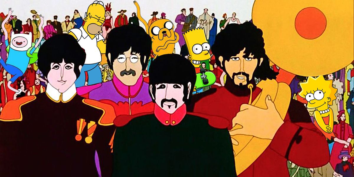 How The Beatles Yellow Submarine Influenced Cartoons From The Simpsons To Adventure Time