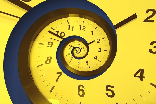 yellow time spiral