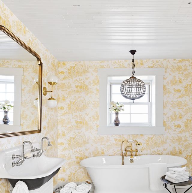 Featured image of post Linen Wallpaper Bathroom Or perhaps you love the beauty of an uncluttered aesthetic