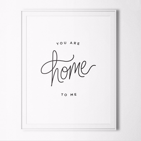 you are home printable mothers day card