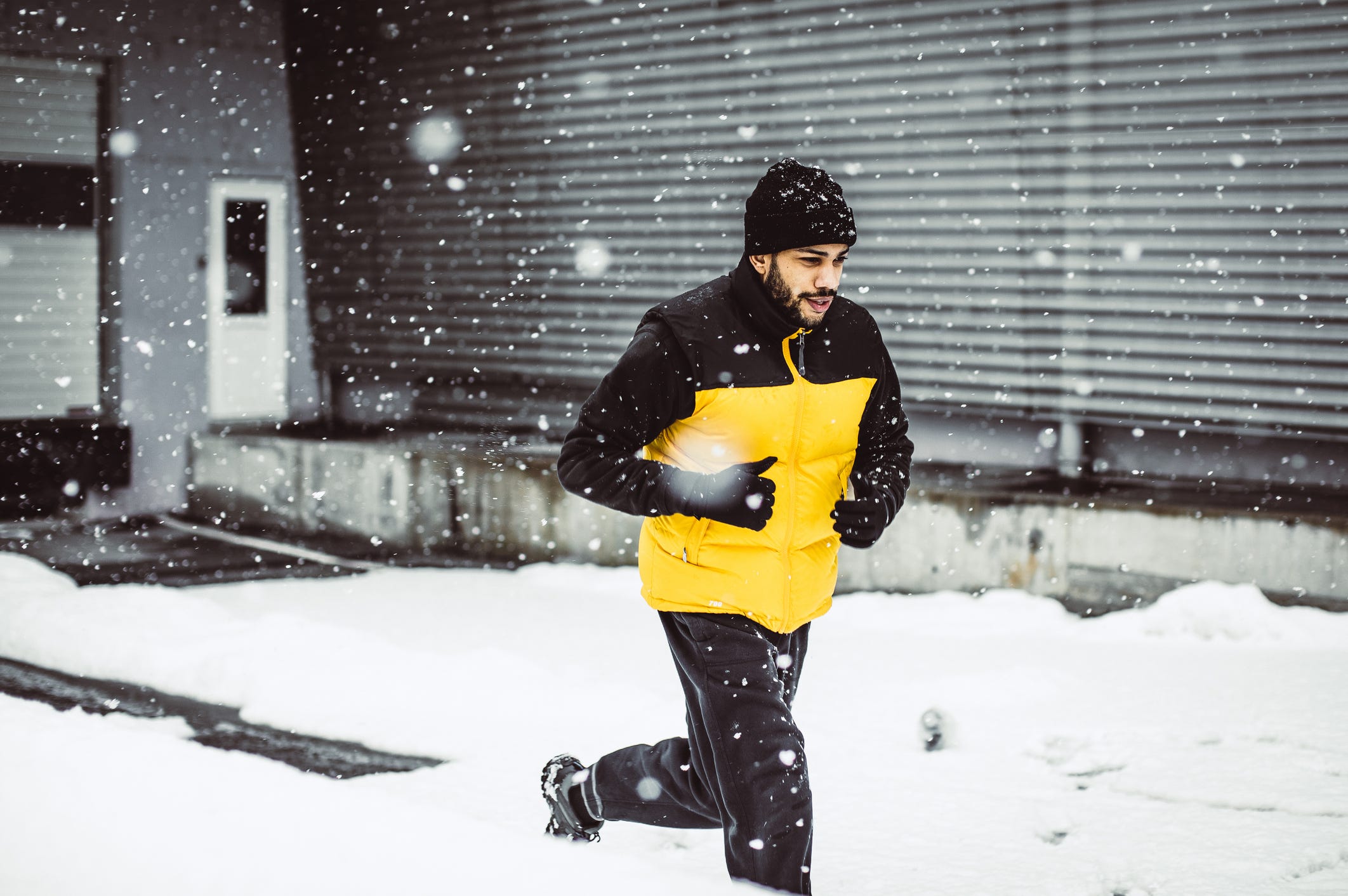 How to Keep Training Hard in Snow