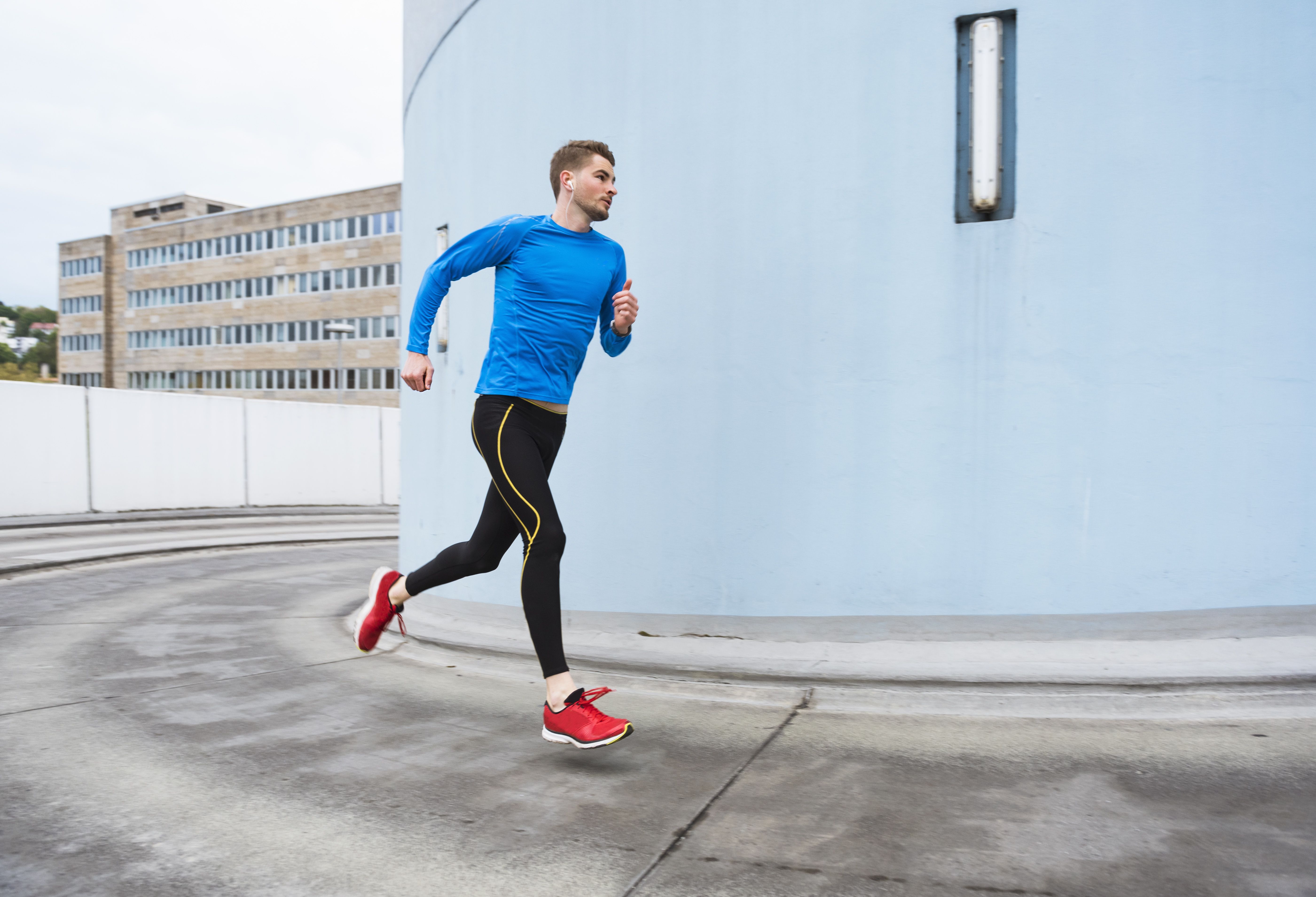 man running
