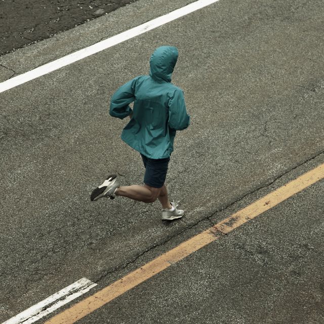 young man running