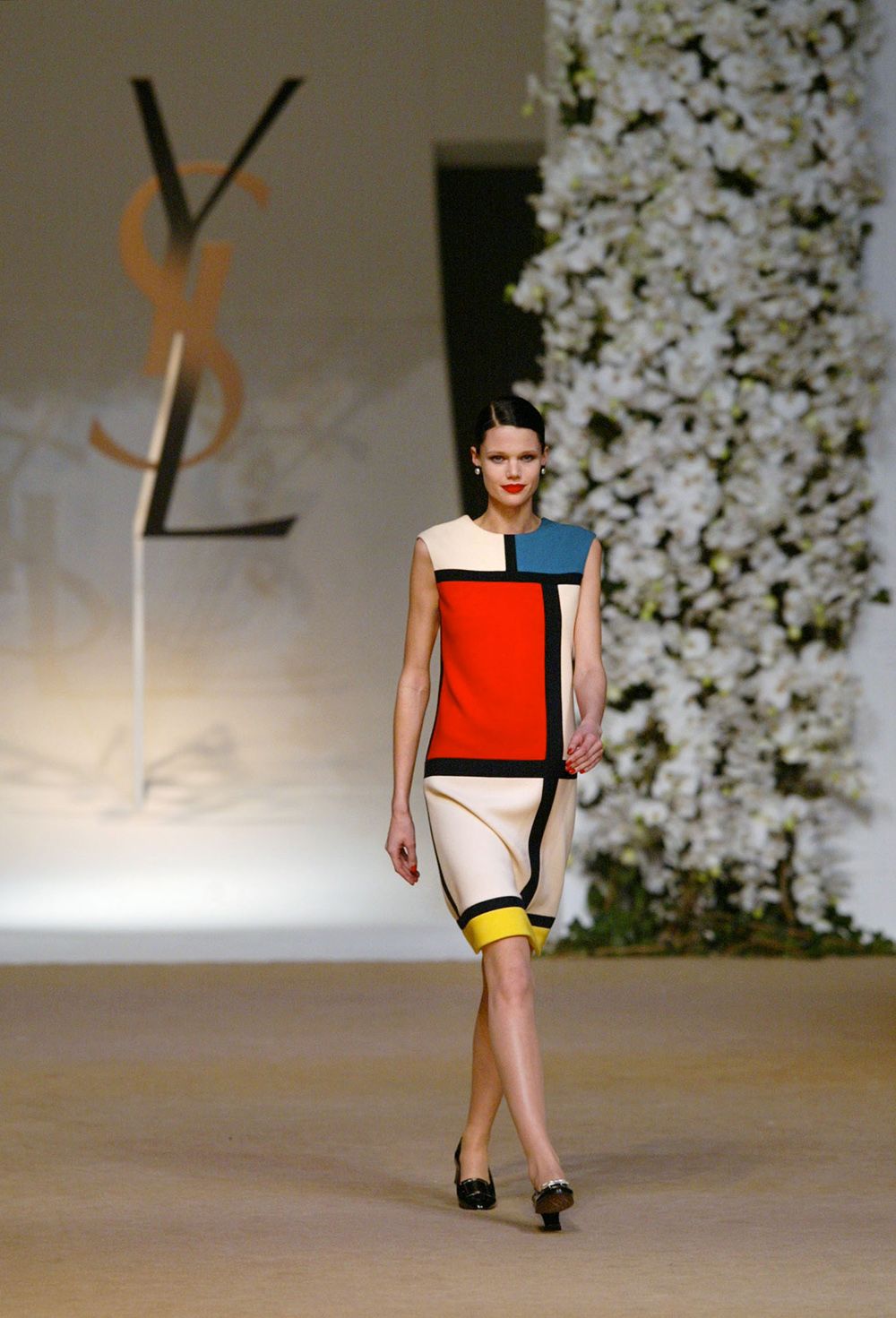 yves saint laurent mondrian dress