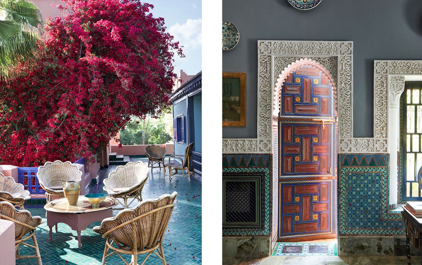 yves saint laurent home in morocco