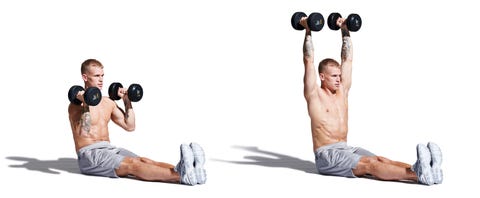weights, exercise equipment, shoulder, dumbbell, kettlebell, arm, joint, free weight bar, bench, physical fitness,