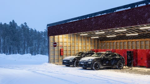 porsche macan ev prototype testing