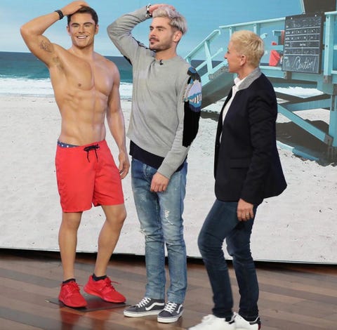 Zac Efron presume de tableta el 'El Show de Ellen Degeneres'