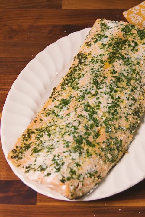 Zalmfilet met Parmezaankorst zalmfilet met parmezaankorst
