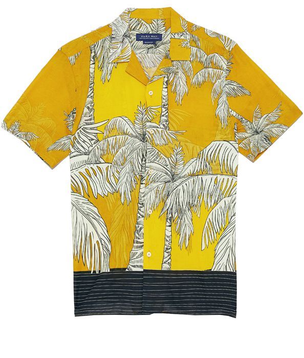 camisa hawaiana hombre primark