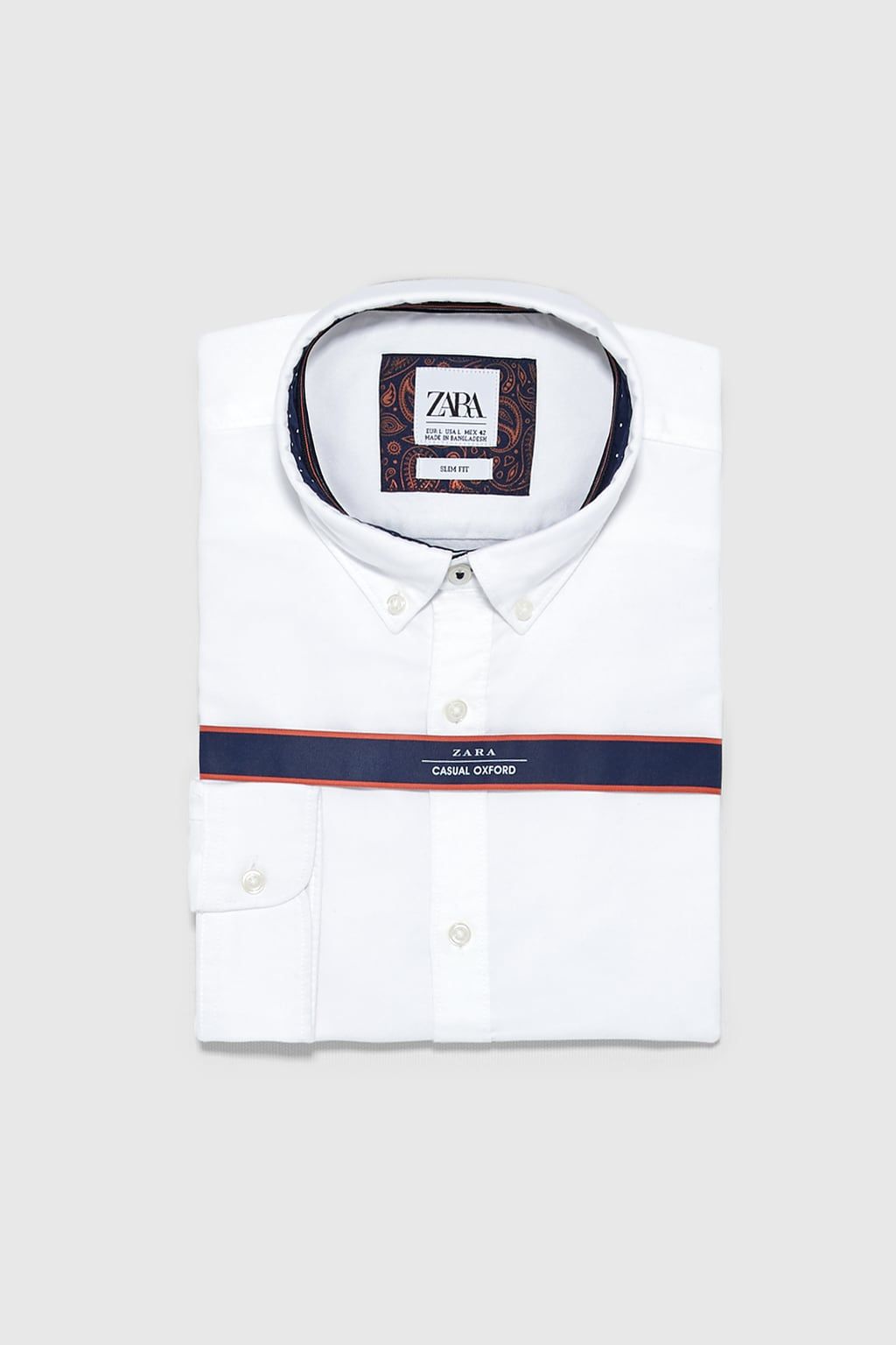 camisa blanca hombre zara