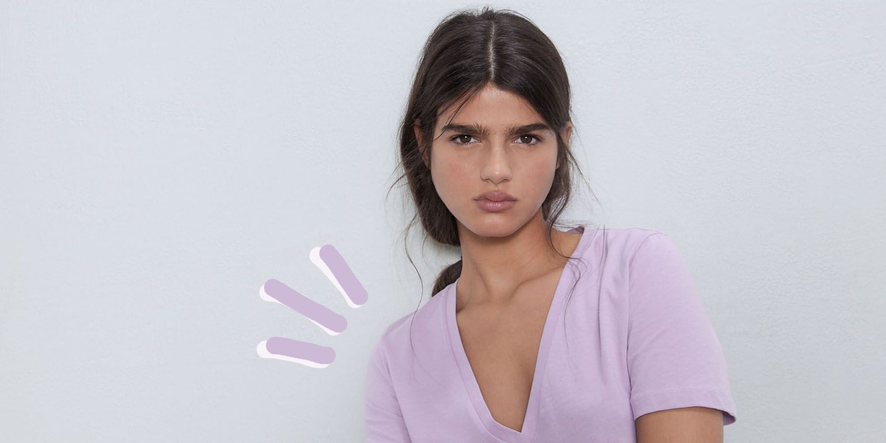 cualquier cosa italiano aceleración Zara lanza su típica camiseta básica en lila