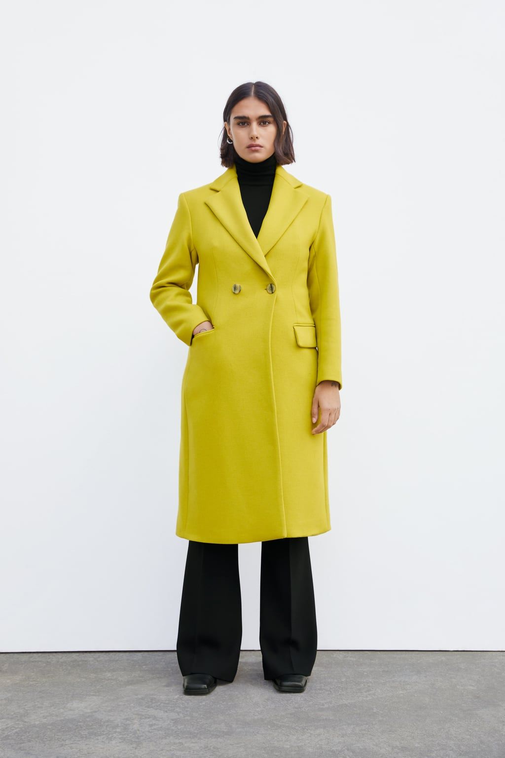 zara woman coat