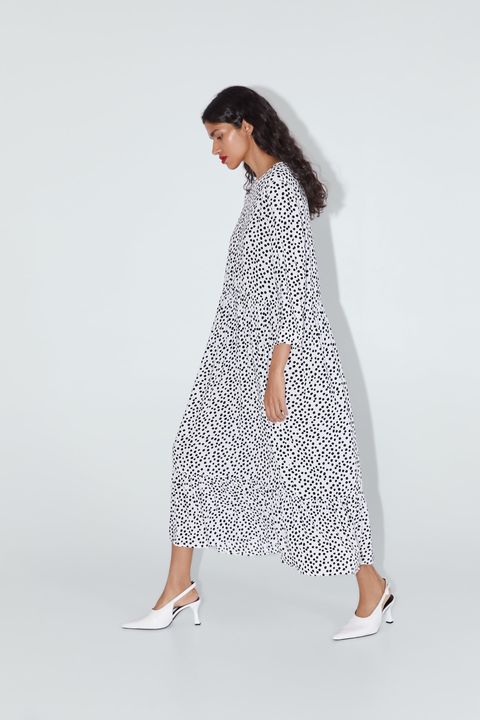 effect Krankzinnigheid sla Micro-trend zomer 2019: de polkadot Zara-jurk