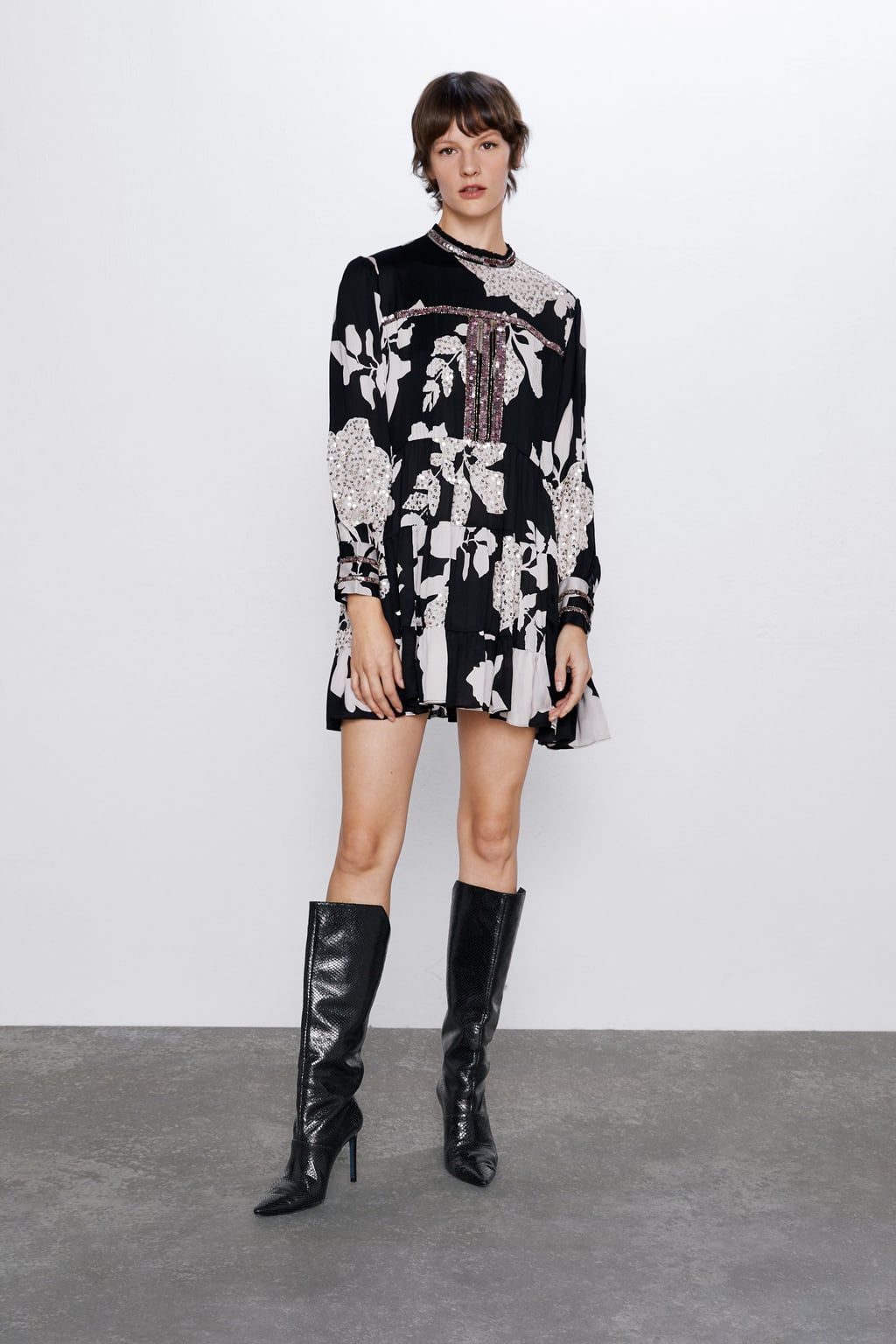 knee high boots wedding guest