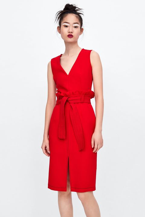 rojos baratos - De Zara a vestidos rojos para triunfar en Navidad