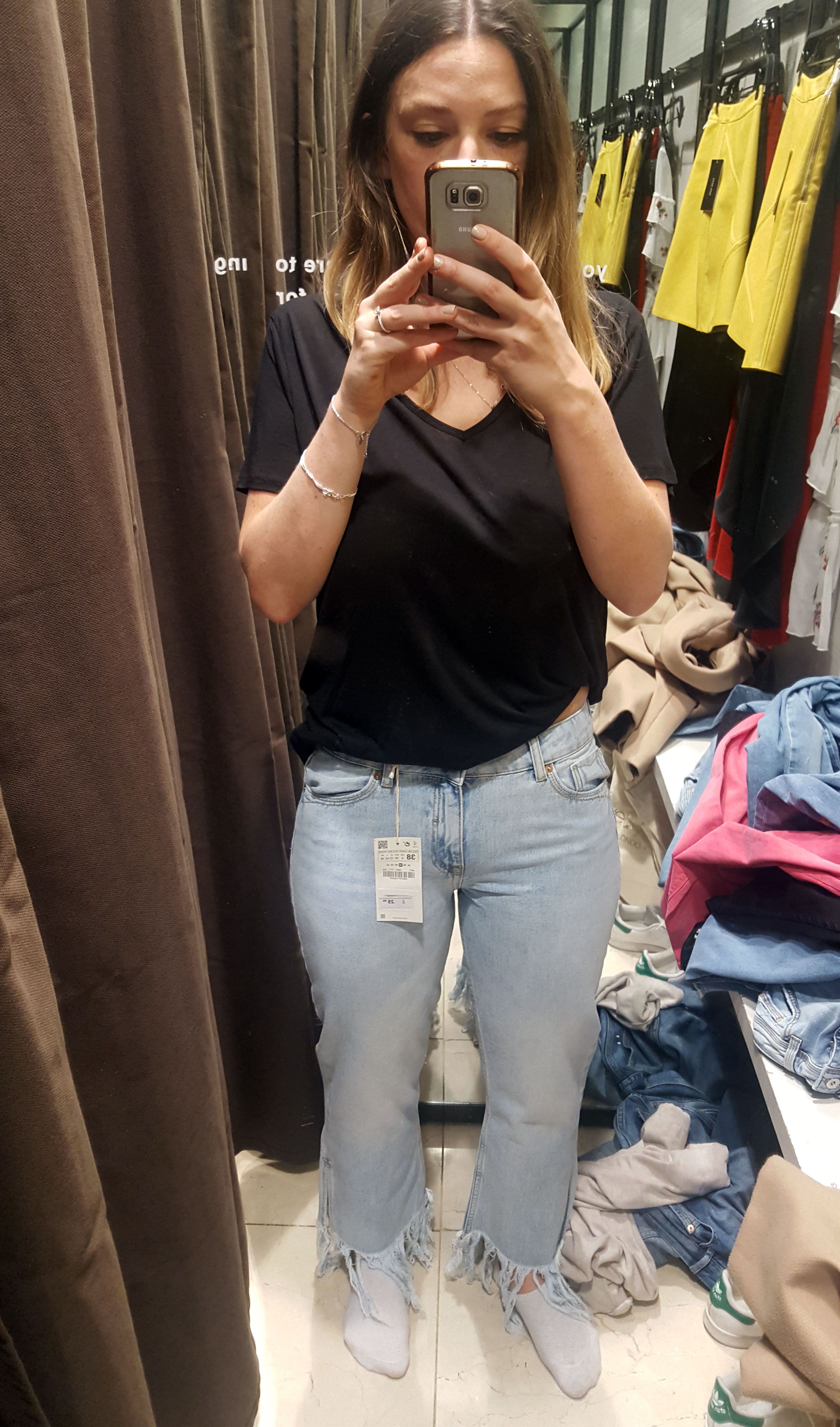 zara pants length