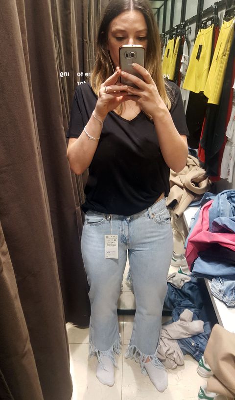 Woman In Disbelief As Size 12 Zara Jeans Are Smaller Than An ASOS Size 8 -  Tyla