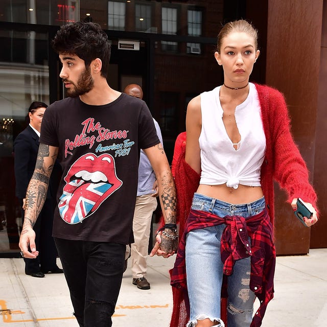 gigi hadid and zayn malik on september 10, 2016