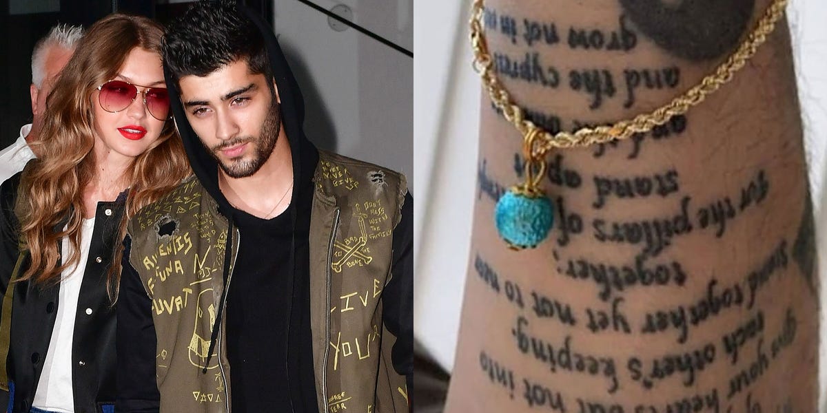 Zayn Malik Sparks Gigi Hadid Engagement Rumors With New Tattoo