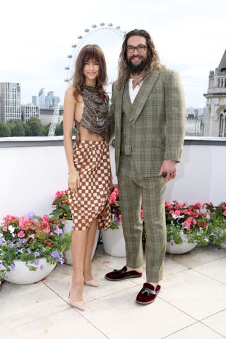 Cast & Filmmakers Attend Dune Photocall In London Ahead Of Film zendaya jason mamoa