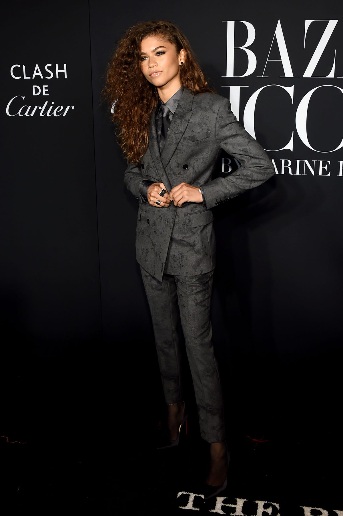 Zendaya Wears a Berluti Suit to at BAZAAR ICONS 2019