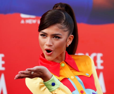 Zendaya, horror la actriz lanza un beso a la cámara