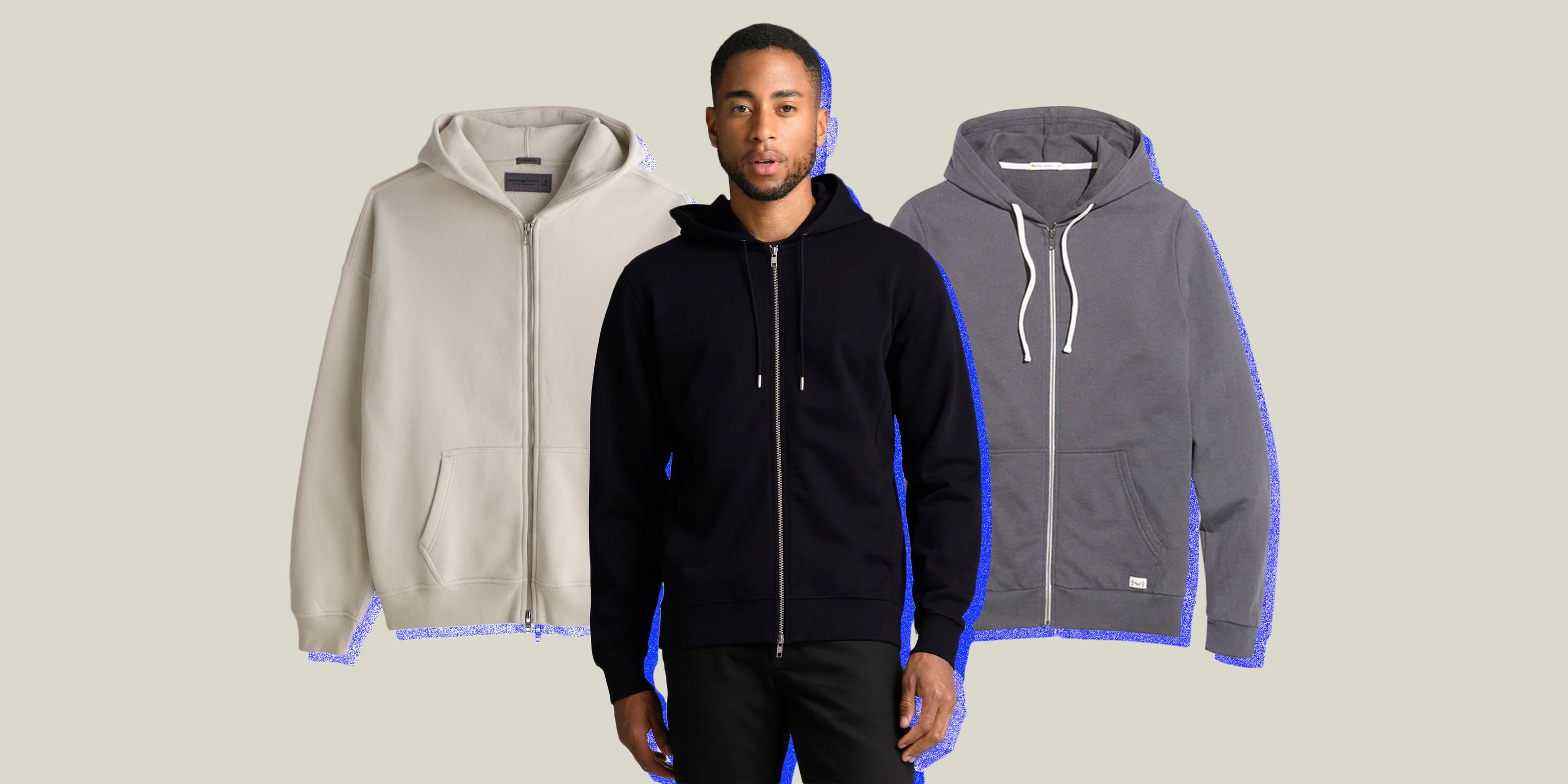 sound sports zip up gray