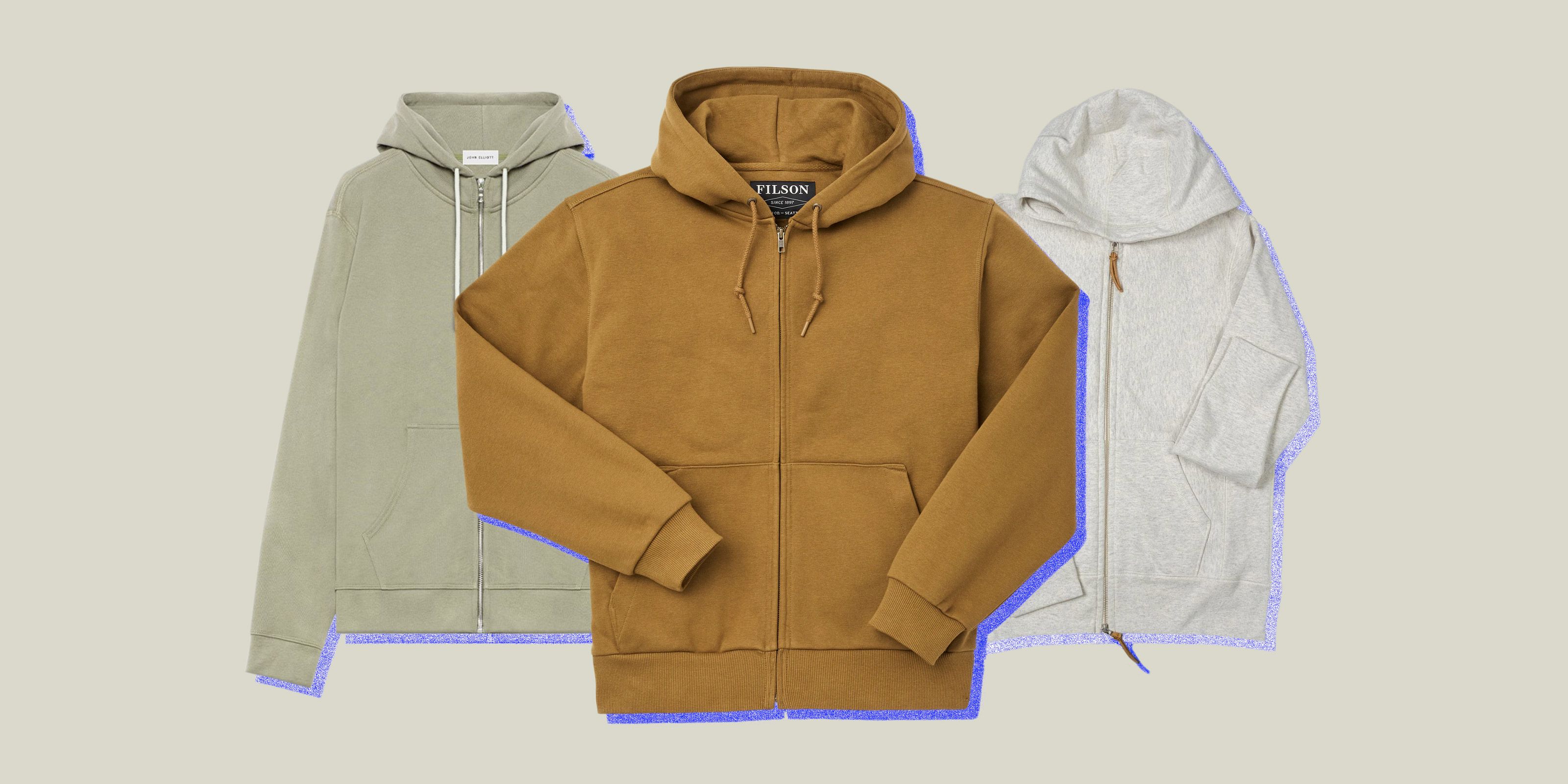 2018 Fashion New Mens American Zip Up Hoody Jacket Sweatshirt Hooded Zipper Top 