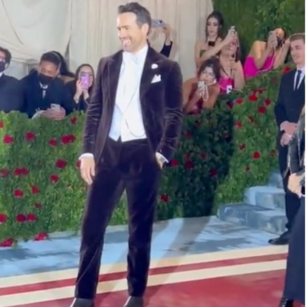 This Video of Ryan Reynolds Grinning at Blake Lively During Her Met Gala Dress Reveal Is So Pure