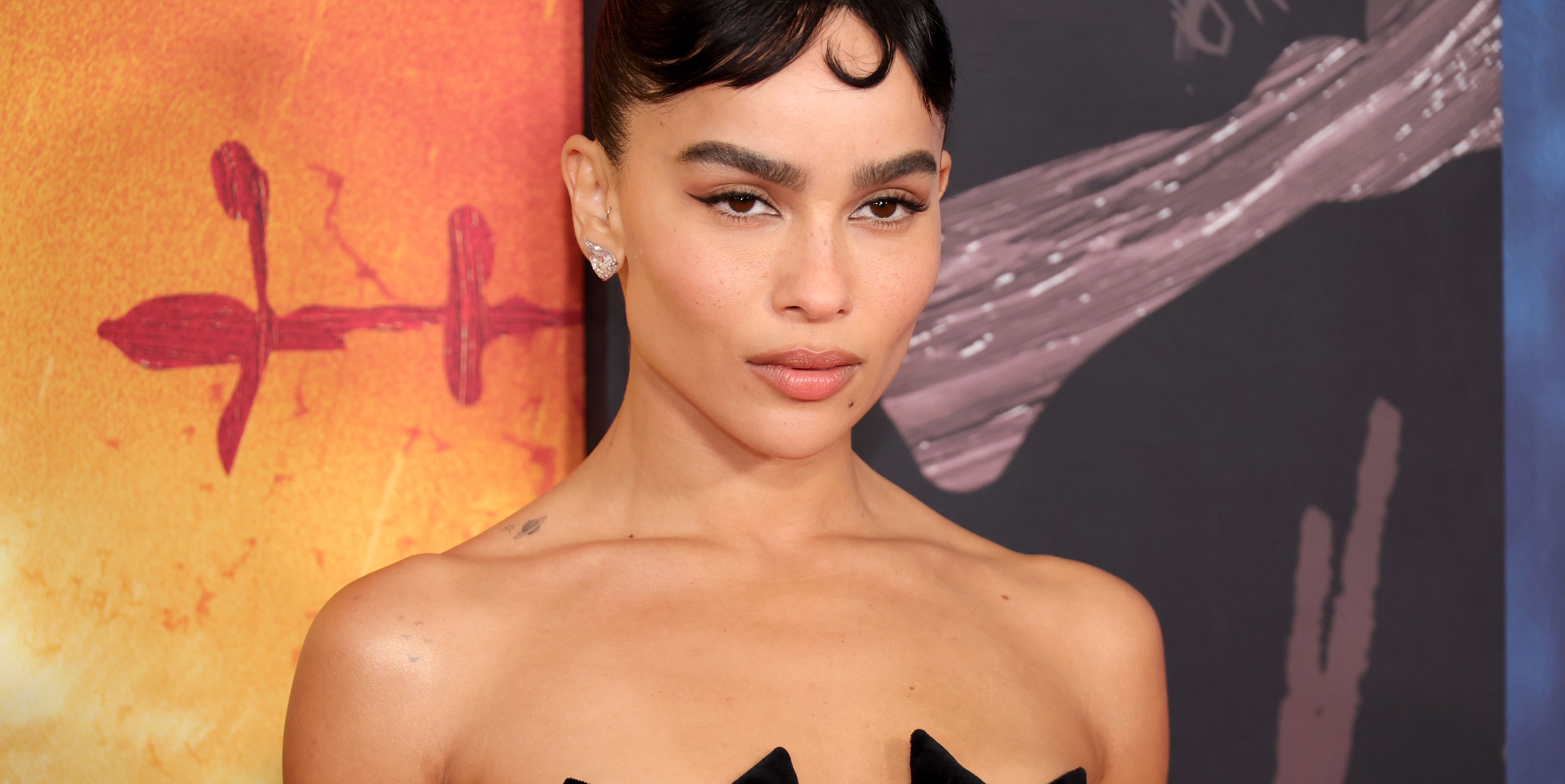 You Can Achieve Zoë Kravitz's Batman Makeup Look With One Product
