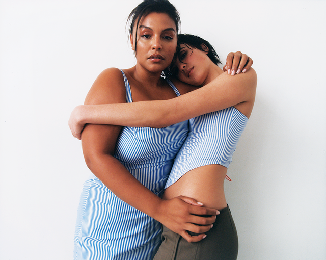 paloma elsesser models in a campaign for miaou launching plus sizes 2022
