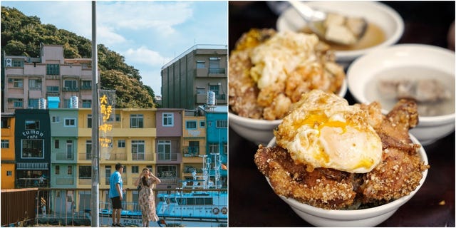 基隆這樣玩！排骨蝦仁飯、正濱漁港彩色屋、和平島地質公園