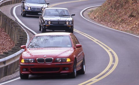 Tested 00 Bmw M5 Vs Jaguar Xjr Vs Mercedes E55 Amg