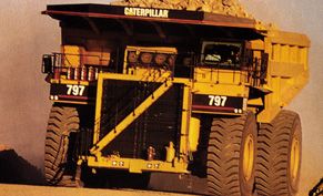 caterpillar 797 dump truck