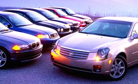 Audi A4 Vs Bmw 330i Cadillac Cts Jaguar X Type Lexus
