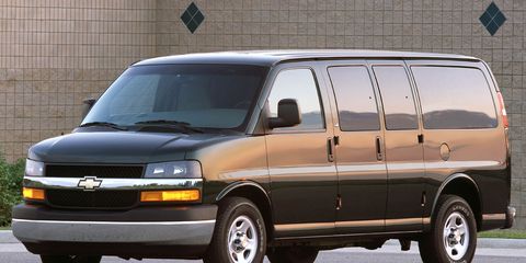 2003 chevy express 2500 specs