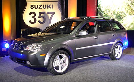 Suzuki Forenza Wagon On The Heels Of Reno Introduction In Detroit Suzuki Will Unveil A Wagon Concept Its Forenza Sedan Which According To Manufacturer