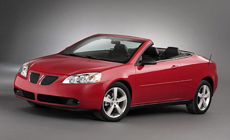 Pontiac G6 Coupe and Convertible