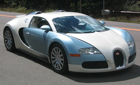 bugatti veyron green and white